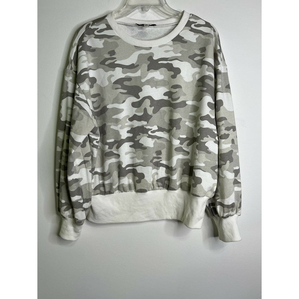 JACK + Avery Pullover Long Sleeves Sweatshirt Beige Brown Como Sz Medium